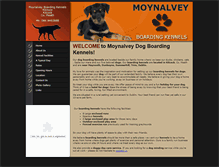 Tablet Screenshot of moynalveykennels.com